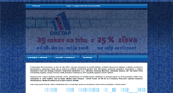 Desktop Screenshot of orstap.sk